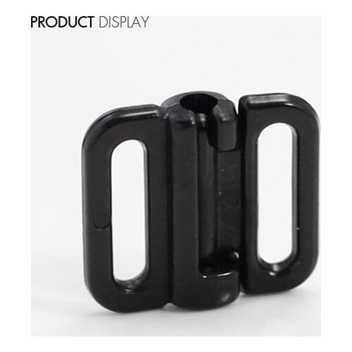 Craft Plastic Black Rectangle Tape Closure Hook & Clasp Fasteners Sew On Clothes Bra Clip Hooks Sewing Supplies 500piece/NK159