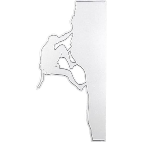 Rock Climbing Metal Cutting Dies Stencil DIY Scrapbooking Album Stamp Card
