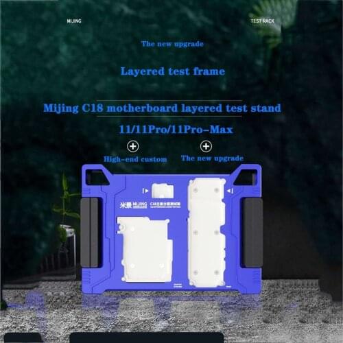 MIJING C18 for iPhone 11 PRO PROMax 3 in 1 Main Board Function Testing Fixture Logic Board Upper And Lower Middle Layered Tester