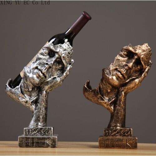 Simple and Modern Character Crafts Decoration Creative Art Statue Desktop Decoration Living Room Wine Rack Home Decoration
