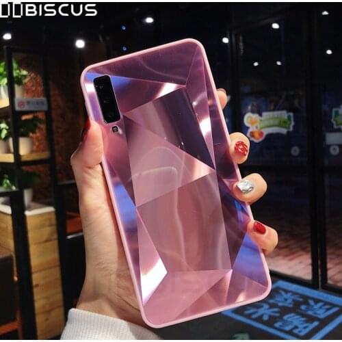 Diamond Mirror Glossy Cover For Samsung Galaxy A10 A20 A30 A50 A70 A80 A40 A30s A20s A10s A51 A71 A01 A31 A41 M21 M30S A21S Case