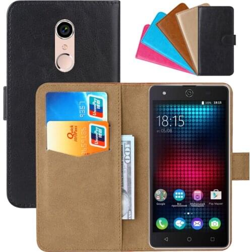 Luxury Wallet Case For BQ BQS-5050 Strike Selfie PU Leather Retro Flip Cover Magnetic Fashion Cases Strap