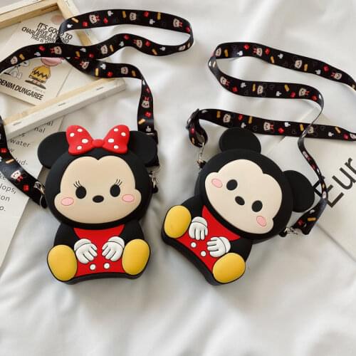 Disney Mickey Mouse Minnie Backpack Shoulder Bag Mini Kids Small Bag kawaii Bag For Girls
