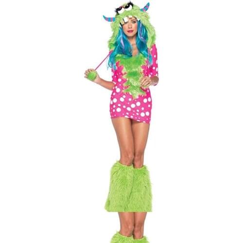 Sexy Cosplay Monster Costume For Adult Animal Costume Halloween Costumes For Women Disfraces Adultos Fancy Party Dresses