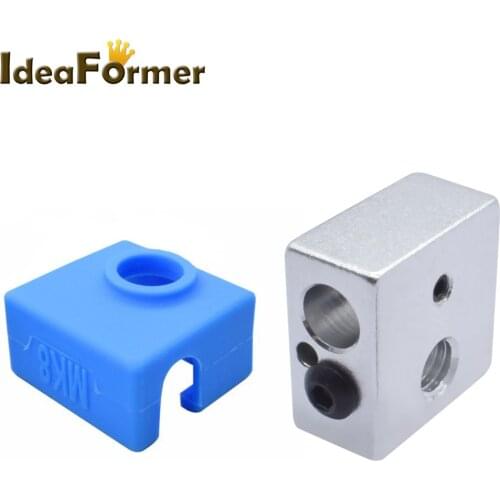 3D Printer MK8 Silicone Socks Block Heater Silicone Insulation cover for Replicator Anet a6 a8 i3 MK7 / MK8 / MK9