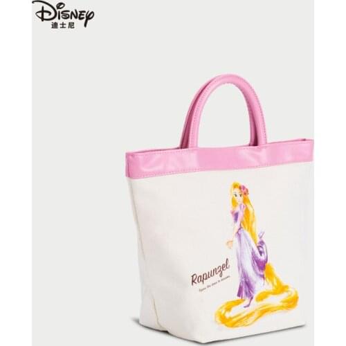 Disney Genuine Mermaid Princess Handbag Canvas Bag Large Spring Summer Casual Shoulder Handbag Bag