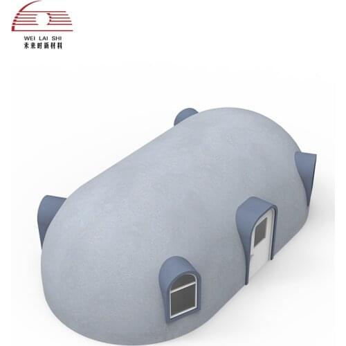 High quality eps round tent house dome outdoor steel pole dome tent