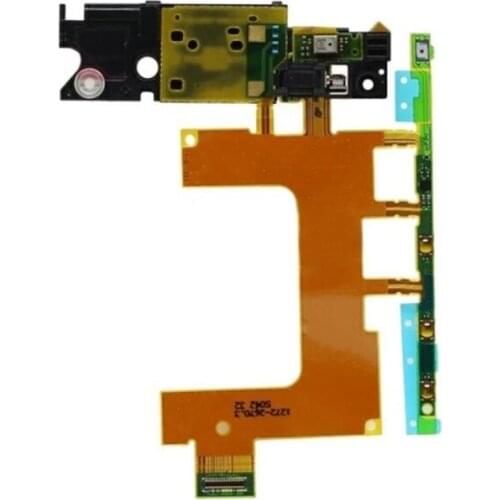 High Quality Parts For-Sony-Xperia ZR M36h M36 C5502 C5503 Volume Key+Power on/off button+Microphone Flex Cable Ribbon
