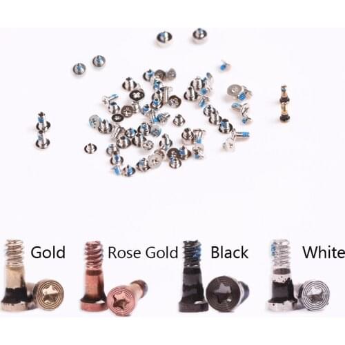 1Set All Screws For iPhone 6G 6S Plus 8 7G 7 Plus Inch Dock Bottom Connector Bolt Motherboard LCD Telephone Receiver Screw