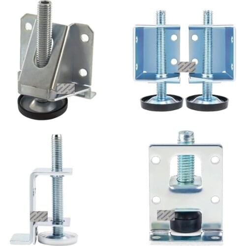 10Pcs Heavy Duty Adjustable Furniture Leg Leveler Leveling Feet Wardrobe Closet Cabinet Internal Adjustment L Shape Support