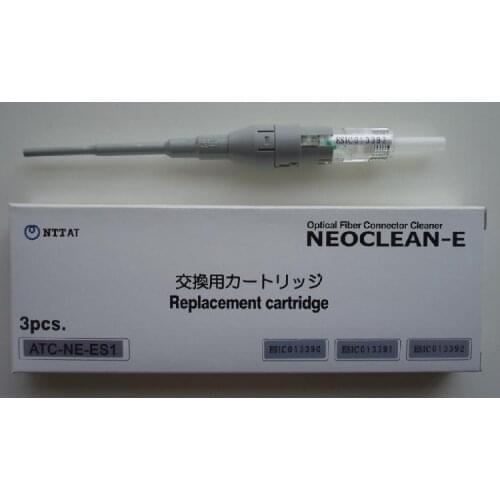 Free Shipping 1pcs NTT-AT replacement cartridge ATC-NE-ES1 for Neoclean-E ATC-NE-E1 Fiber Optic Smart Cleaner Pen LC/MU 1.25mm