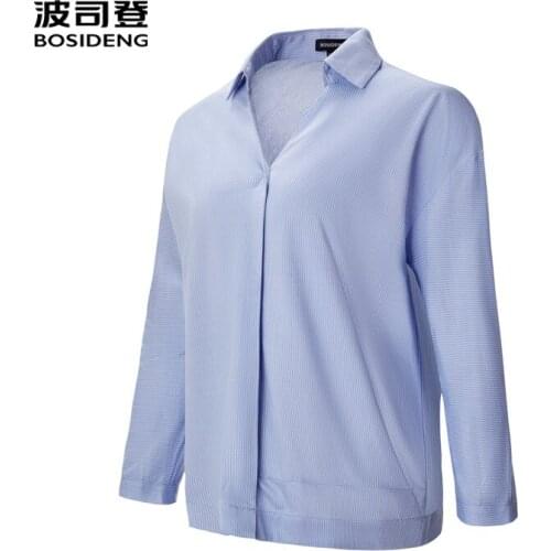 Женские рубашки с длинным рукавом Bosideng China At AliExpress