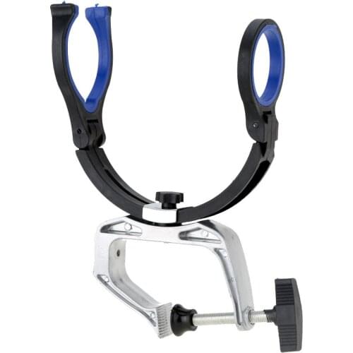 Yacht Marine Boat Clam on Mounting Fishing Rod Pole Stand Bracket Support Holder Clamp Rack Equipment 360 Degree Rotatable