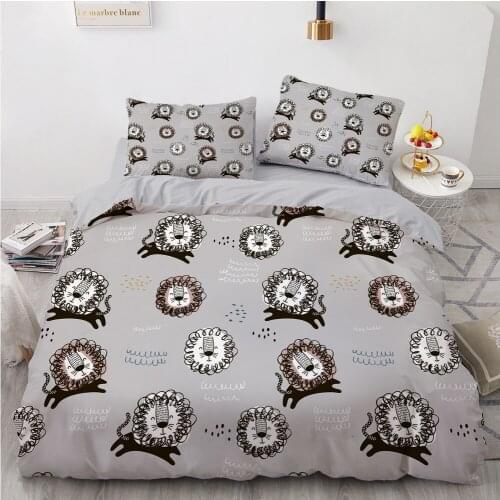 Classic 3D Quilt Duvet Cover Set Comforter Bedding Set Queen King Queen Double Single Size Cartoon Design Custom Bedclothes