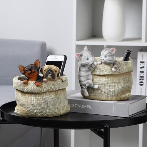 Creative Cute Simulation Animal Storage Decoration Crafts Home Living Room Dining Room Office Desktop Ornaments