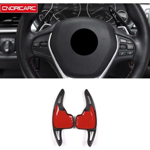 Steering Wheel Shift Paddle Sequins Decoration Cover Trim Stickers For BMW F30 F32 F34 F10 F15 F16 Car Styling Interior Modified