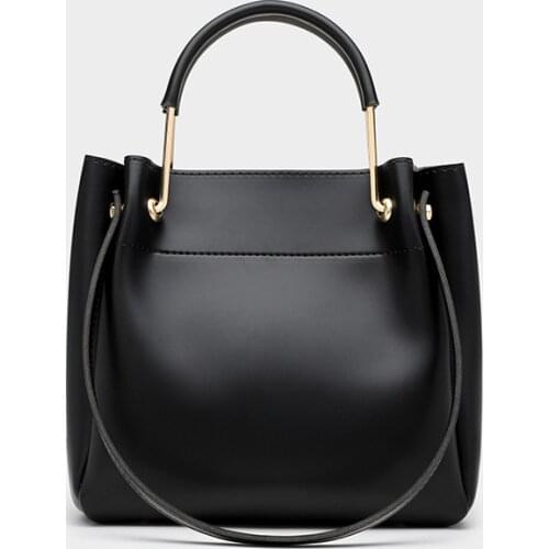 2019 New Style Womens Bag Hand-held Bucket Simple Single Shoulder Slant Bag