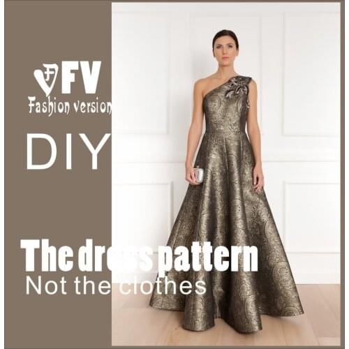 Dresses Sewing Pattern Template Cutting drawing Clothing DIY ((Not selling clothes)) BLQ-143