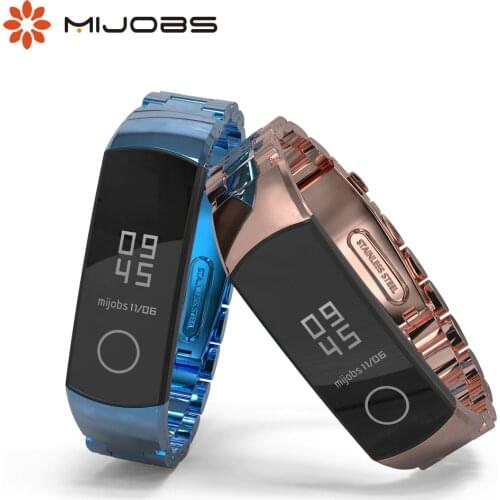 For Honor Band 5 Strap for Honor Band 4 Metal Wrist Bracelet for Huawei Honor Band 5 Stainless Steel Wristbands Accessories