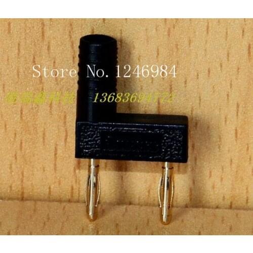 [SA]M2 double gold-plated banana plug black test head connector A-6102--50pcs/lot