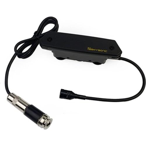 Preamp System T902 Pickup with Piezo Avoid opening for 39-42 inch Wire Amplifier Speaker Acoustic Bass Guitar Parts Accessories