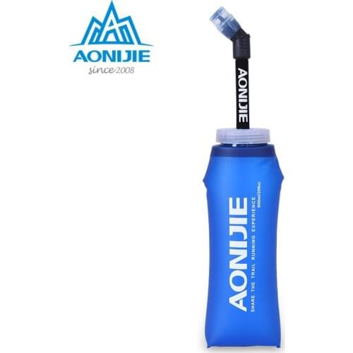 AONIJIE SD13 350ml 600ml Watter Reservoir Folding Collapsible Soft Flask Water Bottle For Running Jogging Hydration Pack Vest