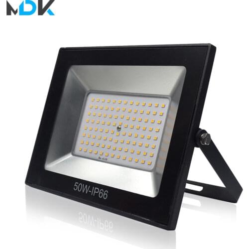 220V LED FloodLight 10W 30W 50W 100W Reflector LED Flood Light Waterproof IP66 Spotlight Wall Outdoor Lighting Warm Cold White