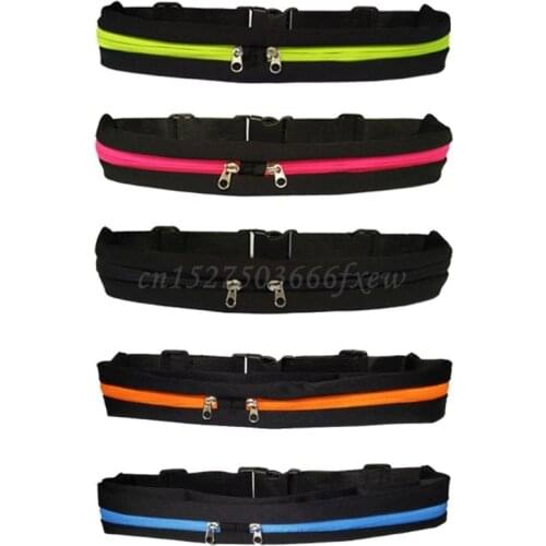 Ultra-thin Invisible Ruanning Belt Bag Waterproof Waist Fanny Pack Sweatproof Rainproof Mobile Phone Pouch for Hiking