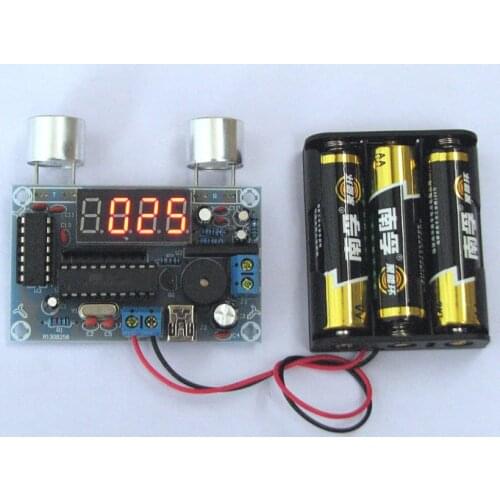 Ultrasonic distance measuring instrument Electronic DIY kits Soldering Kits DIY Brain-training Toy