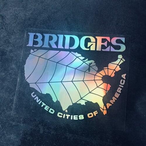 United Cities of America Decorate Sticker Car Styling Door Body Window Decals for Badge Hideo Kojima PS Game