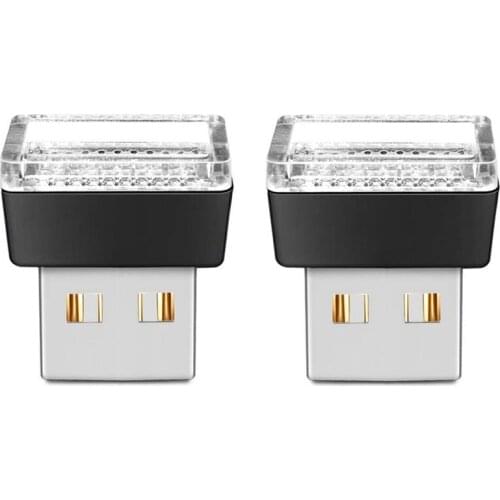 USB LED Car Interior Environment Atmosphere Lamp, Night LED Decoration Mini USB Lamp Environment Lighting Kit, Indoor LED Lamp