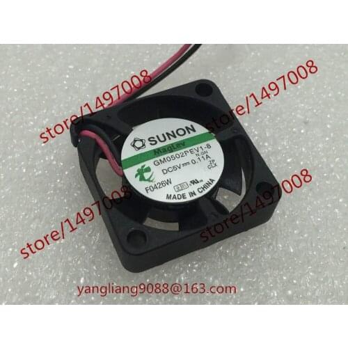SUNON GM0502PEV1-8 N.GN DC 5V 0.11A 25X25X06mm Server Cooling Fan