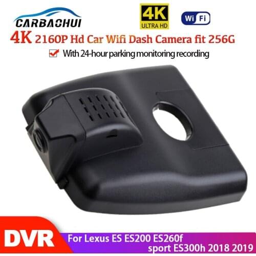 Dash cam HD 4K Car DVR Wifi 24h Parking Monitoring Night Vision camera Special For Lexus ES ES200 ES260f sport ES300h 2018 2019