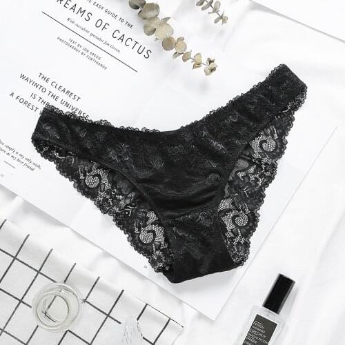 BALALOUM 3pcs New Arrivals Women Hollow Out Sexy Seamless Lace Ladies Panties Briefs Lingerie Everyday Underwear Comfortable