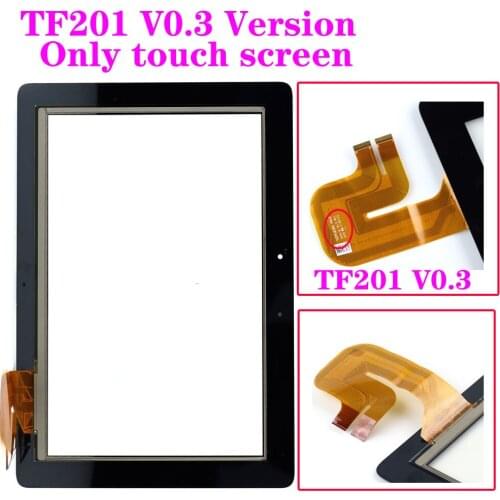 STARDE Replacement LCD For Asus Eee Pad TF201 HSD101PWW2 TCP10C93 V0.3 vesion LCD Display Touch Screen Digitizer Assembly Frame