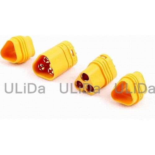 1 Set MT60 3.5mm Motor Plug / Connector Set for RC Quadcopter Airplane Multicopter