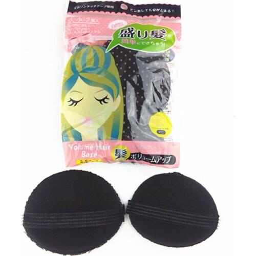 2pcs Easy Hair Braider The Princess Hair Fluffy Sponge Pad Increased Hair Styling Style Dressing Beauty Make Up Fast Bun