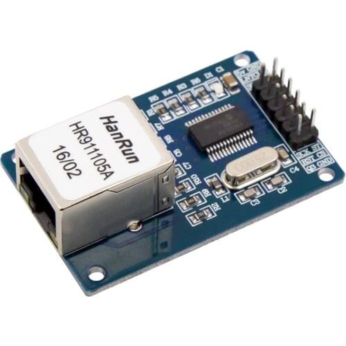 ENC28J60 ENC28J60-I/SO HR911105A Ethernet LAN Network Module SPI Interface 3.3V AVR PIC LPC STM32