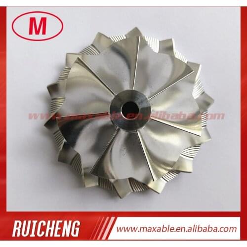 GTB2260V 784369-0002/787571-0002 44.52/60.01mm 7+7 blades high performance turbo billet/milling compressor wheel for 758351-0003