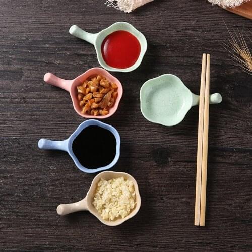 Multifunctional Seasoning Bowl Universal Sauce Oil Salt Sauce Vinegar Bowl Practica Household Plate Tableware Kitchen Accessorie
