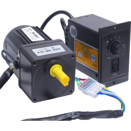 25W 220V Variable Speed AC Motor 4RK25GN-C AC Reversible Gear Reduction Motor Geared Motor