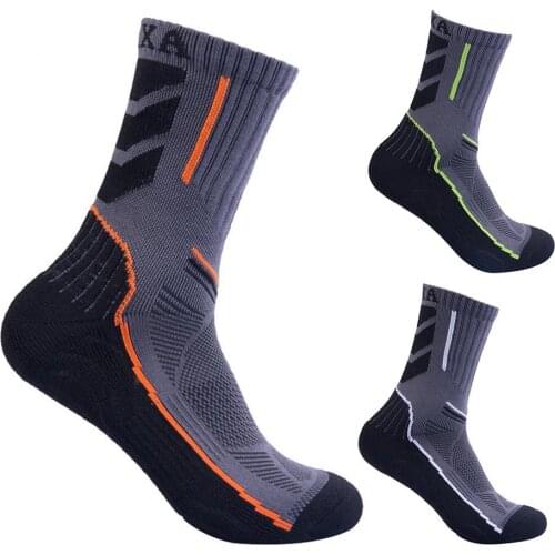 Men Running Cycling Socks Male Socks Quick Dry Breathable Absorb Sweat Summer Winter Socks 4 Season