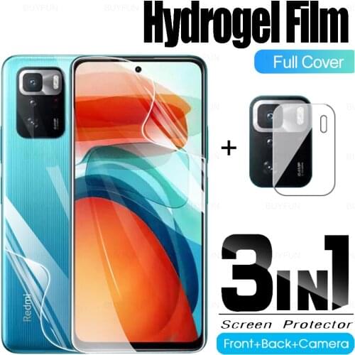 Soft Hydrogel Film For Poco X3 GT 9D Protective Film For Xiaomi Poco X3 GT X3GT Pocco X3 Pro X3 NFC Screen Camera Lens Protector