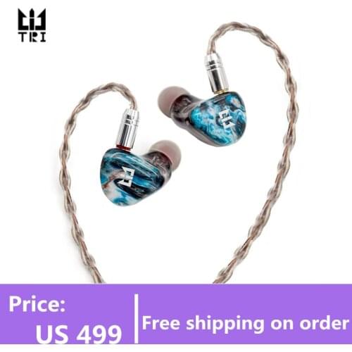TRI Starshine 2 Electrostatic Drive+2BA Units HIFI In Ear Earphones Monitor Headphones Noise High-end Earbuds TRI Starsea I3 I4