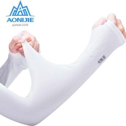 AONIJIE E4036 One Pair UV Sun Protection Cooling Arm Sleeve Cover Arm Cooler Warmer For Gloves Running Golf Cycling Driving