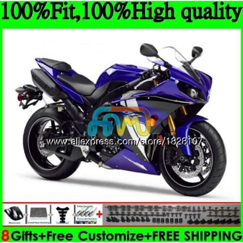 OEM Injection For YAMAHA YZF 1000 R 1 YZFR1 13 14 124BS.44 YZF-1000 YZF R1 Factory blue 1000CC YZF1000 YZF-R1 2013 2014 Fairing