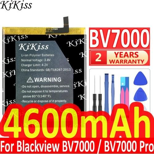 Original KiKiss 4500mAh BV7000 Replacement Battery for Blackview BV7000/ BV7000 Pro BV7000Pro Smart Mobile Phone Batteries