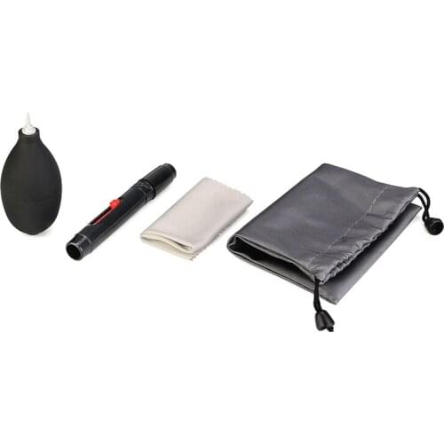Professional Lens Cleaning Set Lens Dust Blower Cleaning Cloth Lens Brush,for Camera Monocular Astronomy Telescope