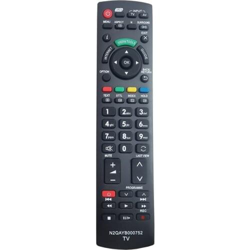 N2QAYB000752 Replaced Remote Control for Panasonic N2QAYB000753 N2QAYB000352 N2QAYB000572 UR7628030 EUR7628010 TV