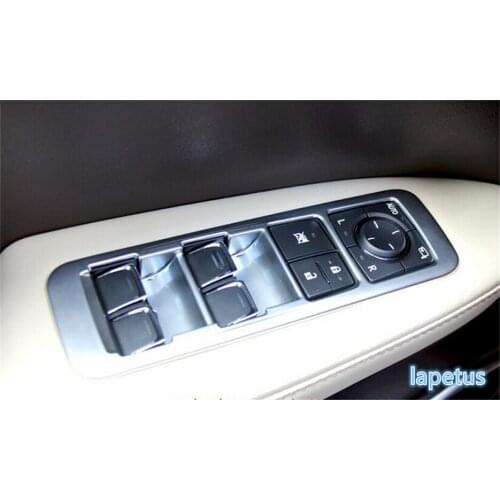 Lapetus Inner Car Door Armrest Window Lift Button Panel Cover Trim 4 Pcs Fit For Lexus RX RX450h 2016 2017 2018 2019 2020